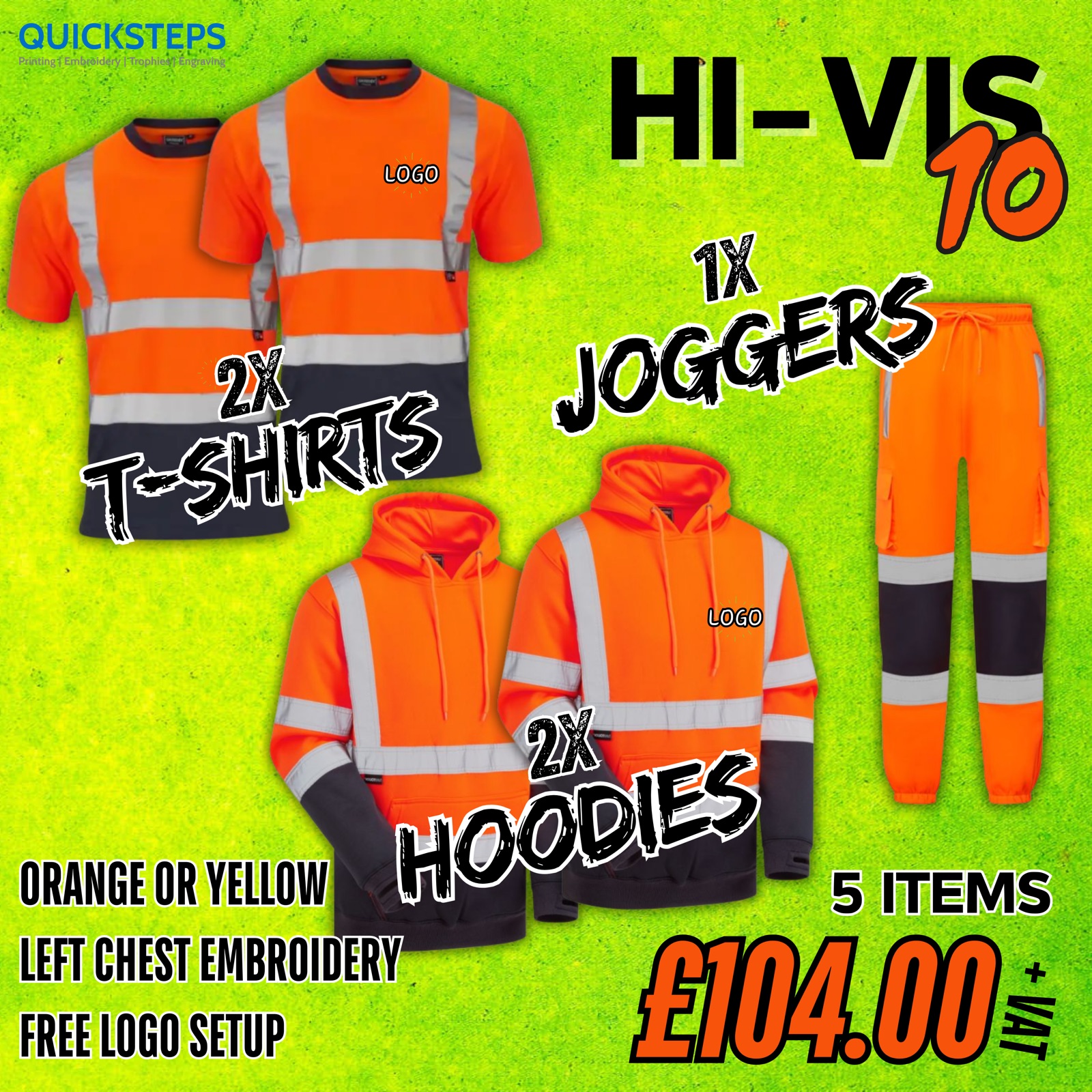 SuperTouch Hi-Vis 10 - Two Tone Bundle