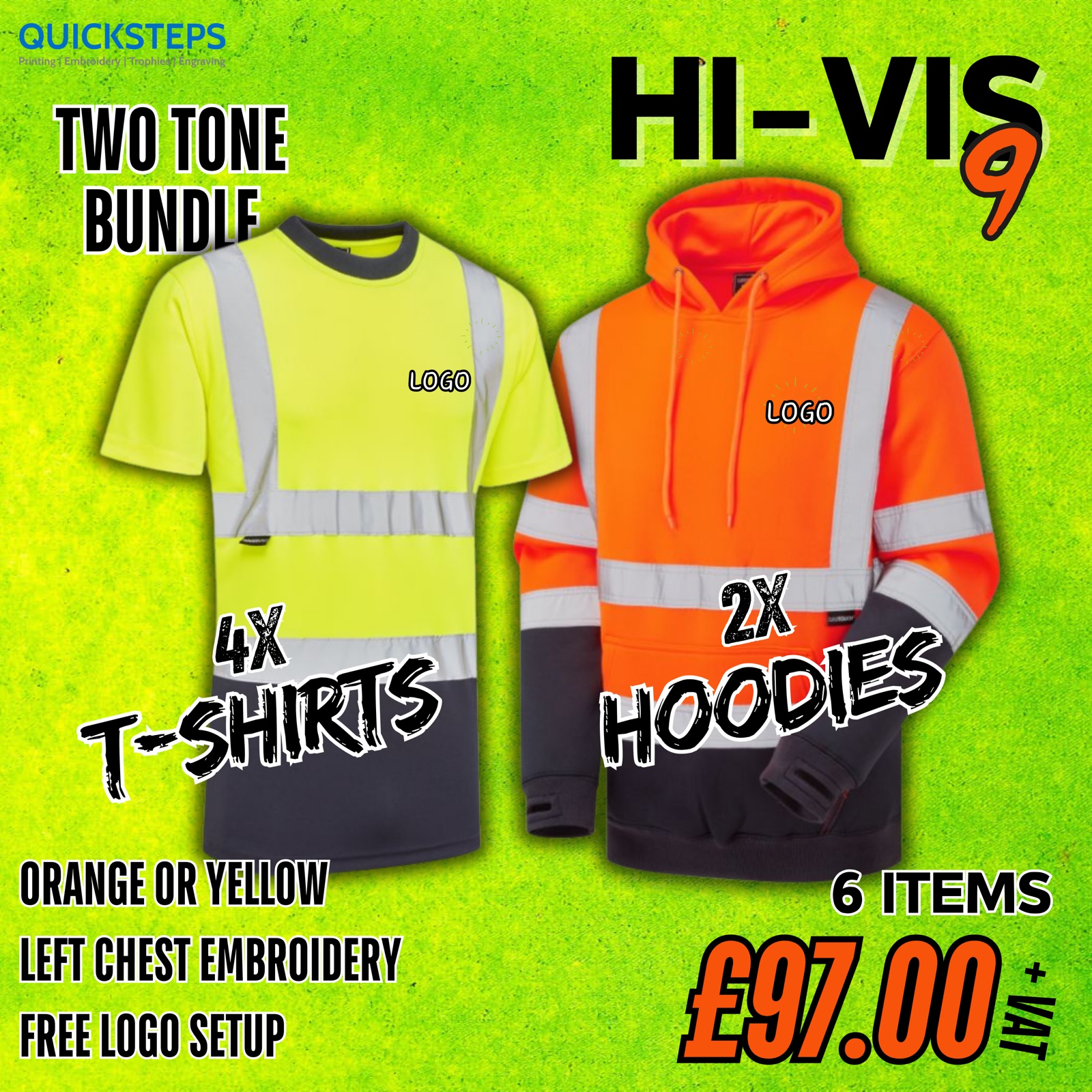SuperTouch Hi-Vis 9 - Two Tone Bundle