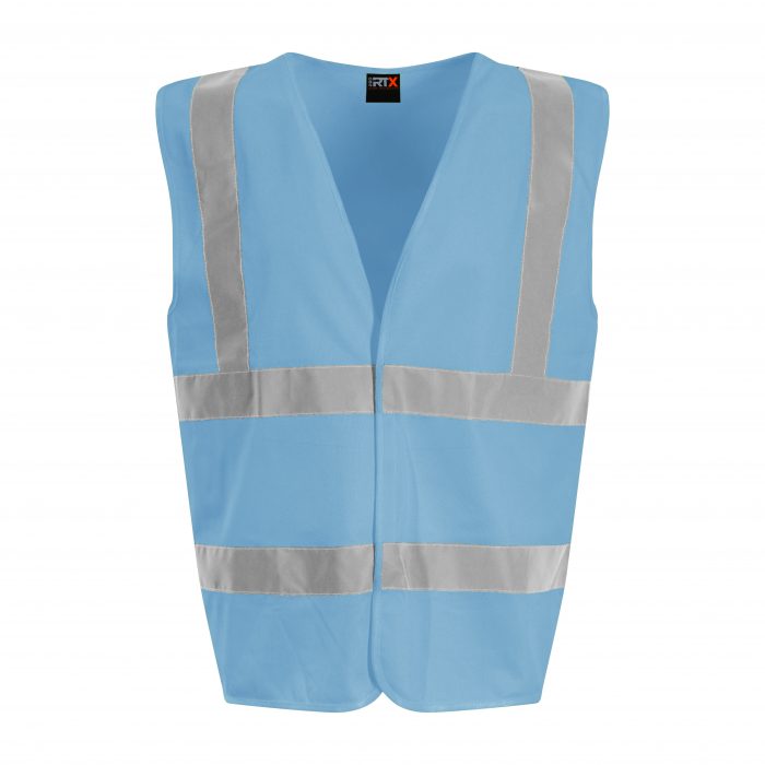 Workwear Extras - High Vis Vest - Light Blue