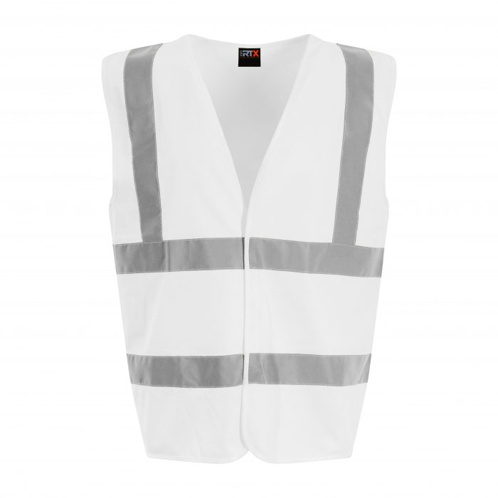 Workwear Extras - High Vis Vest - White