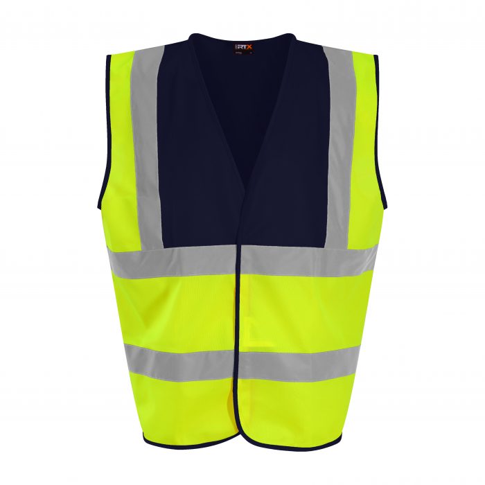 Workwear Extras - High Vis Vest - Black & Yellow