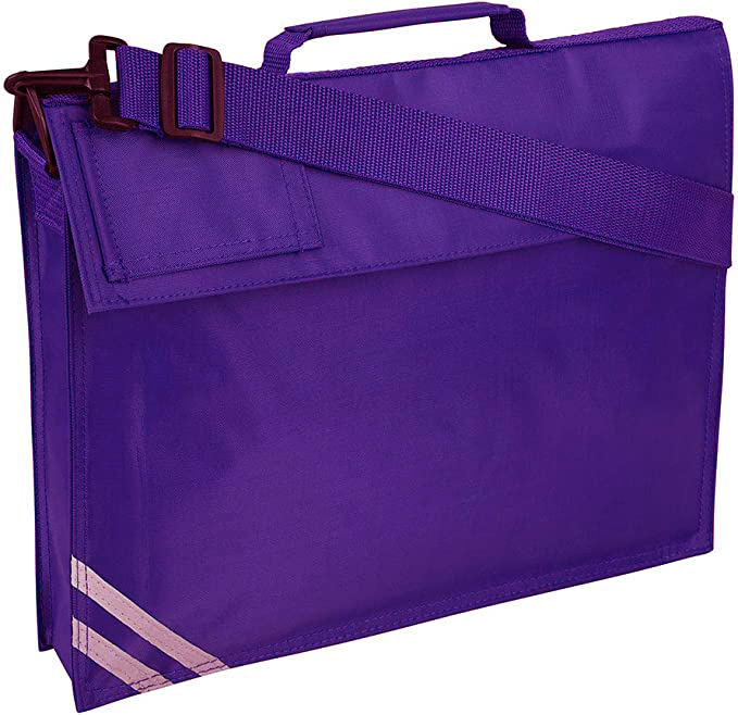 Coppice School Purple Book Bag With Strap