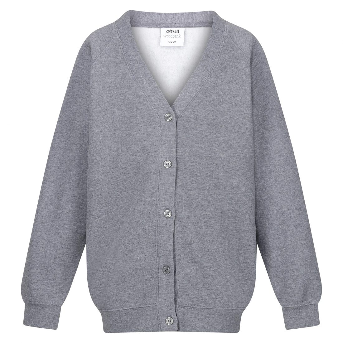 Heather grey Cardigan – Field Gate School