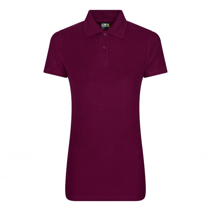 RX101F - Female Polo - Burgundy, XXXL